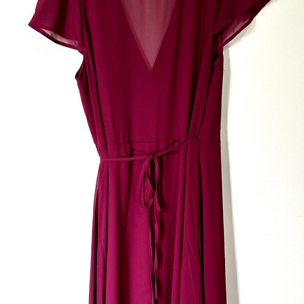 Soieblu Women’s V-Neck Floor Length Dress - Picture 7 of 10